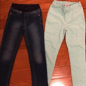 Lot of 2 size 5 Girls Pants